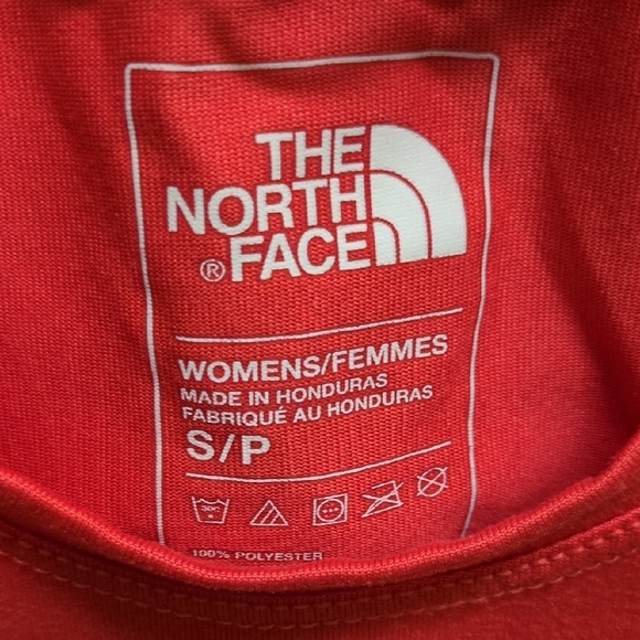 The North Face Women's Short Sleeve Tech Material Adventure Tee, Orange, Small - Picture 2 of 4